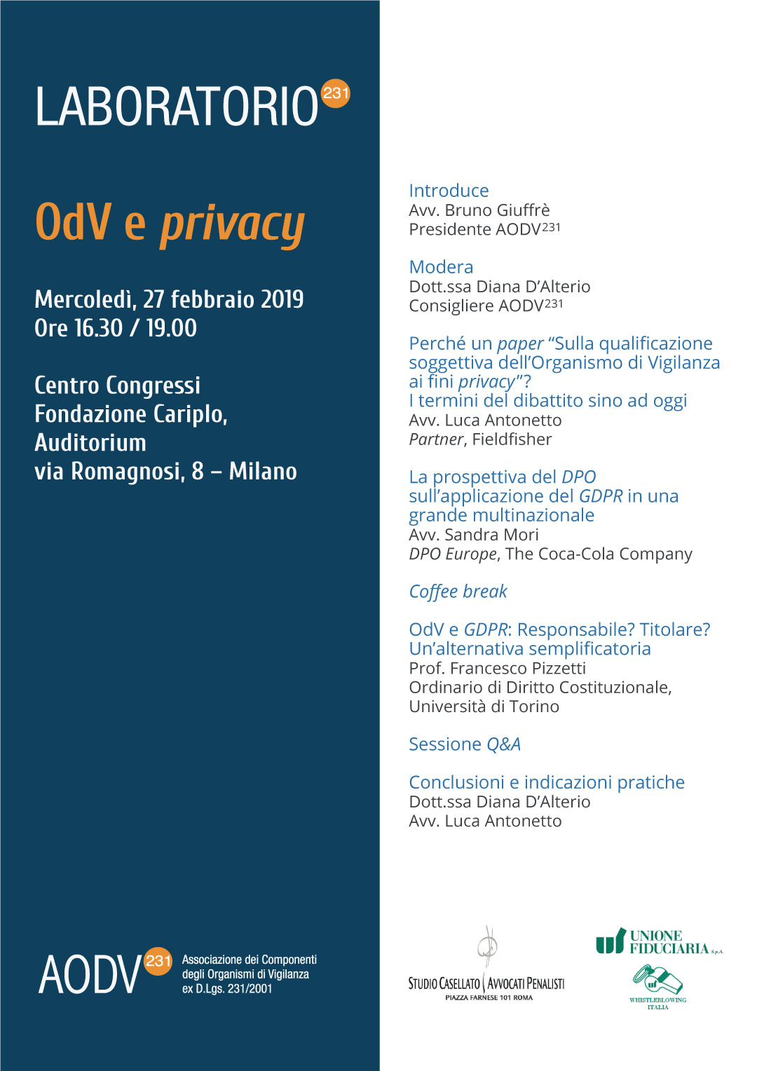 OdV e privacy
